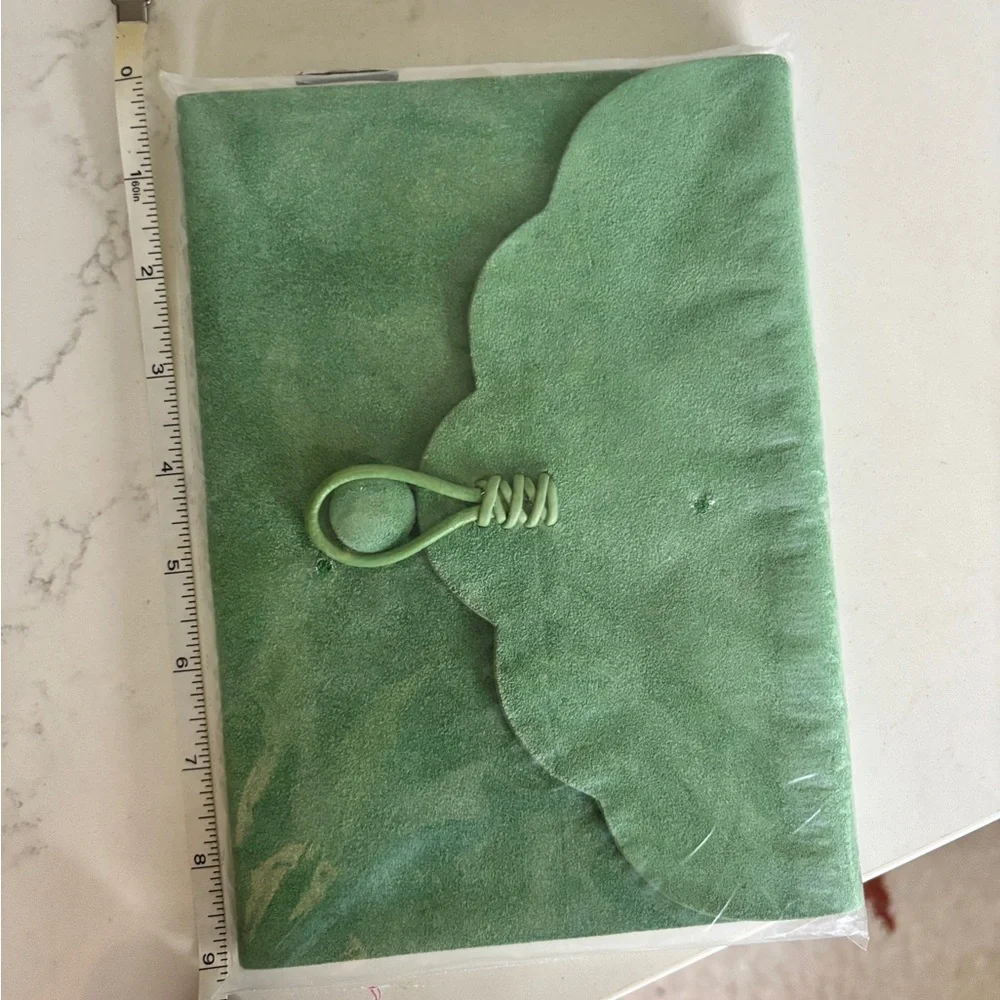 Paper Source mint green suede journal - Picture 5 of 6